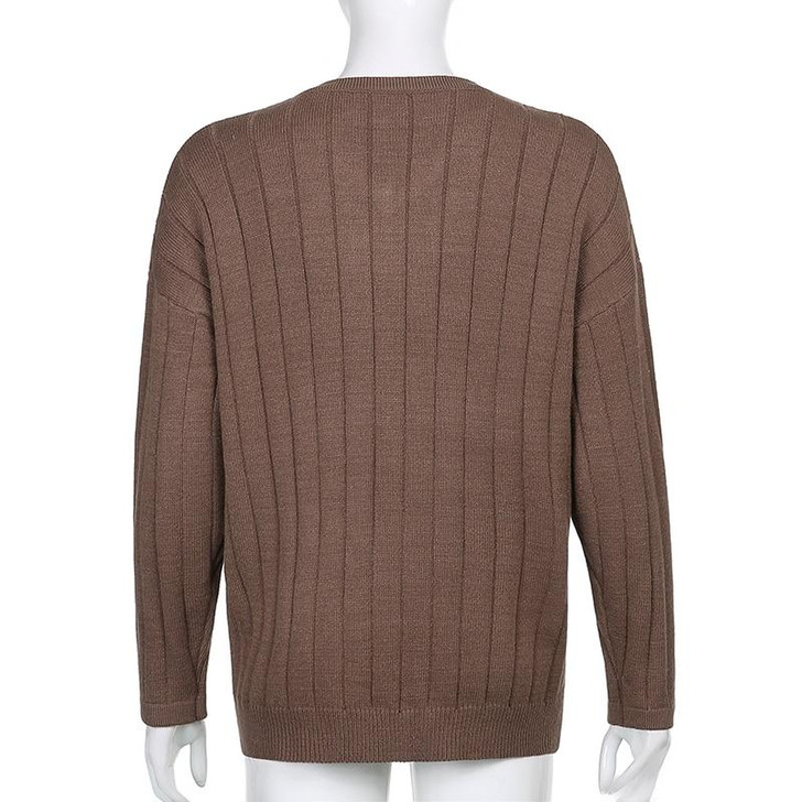 Y2K AESTHETIC VINTAGE CASUAL SWEATER - Cosmique Studio - Aesthetic Outfits Y2K AESTHETIC VINTAGE CASUAL SWEATER - Cosmique Studio - Aesthetic Outfits