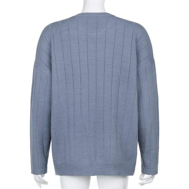 Y2K AESTHETIC VINTAGE CASUAL SWEATER - Cosmique Studio - Aesthetic Outfits Y2K AESTHETIC VINTAGE CASUAL SWEATER - Cosmique Studio - Aesthetic Outfits