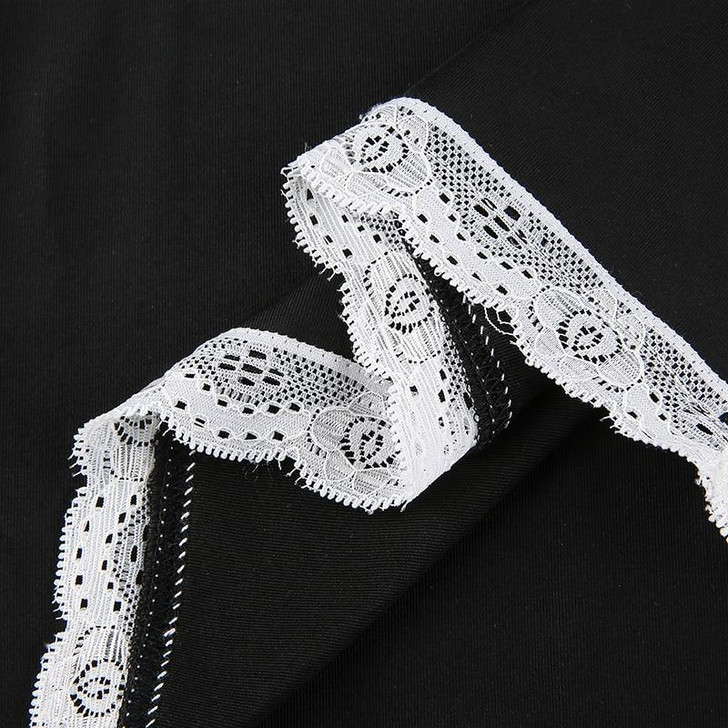 EDGY BLACK LACE MINI DRESS - Cosmique Studio - Aesthetic Outfits EDGY BLACK LACE MINI DRESS - Cosmique Studio - Aesthetic Outfits