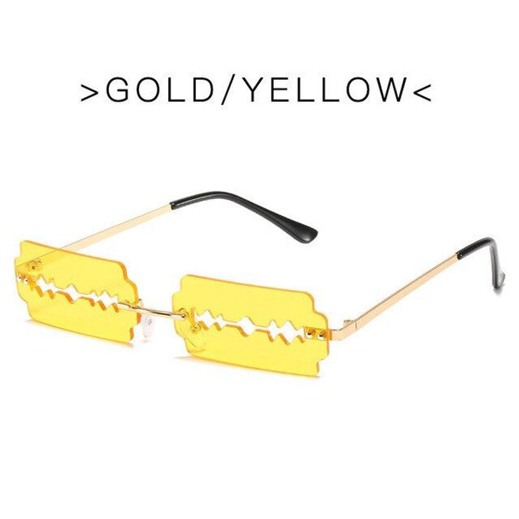 GRUNGE RAZOR BLADE SUNGLASSES - Cosmique Studio - Aesthetic Outfits GRUNGE RAZOR BLADE SUNGLASSES - Cosmique Studio - Aesthetic Outfits
