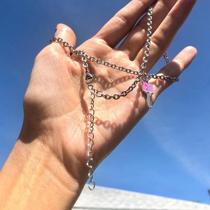 HARAJUKU RABBIT KEY CHOKER NECKLACE - Cosmique Studio - Aesthetic Outfits HARAJUKU RABBIT KEY CHOKER NECKLACE - Cosmique Studio - Aesthetic Outfits