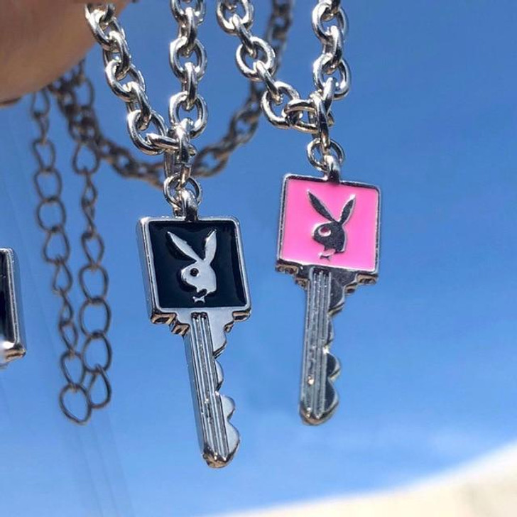 HARAJUKU RABBIT KEY CHOKER NECKLACE - Cosmique Studio - Aesthetic Outfits HARAJUKU RABBIT KEY CHOKER NECKLACE - Cosmique Studio - Aesthetic Outfits