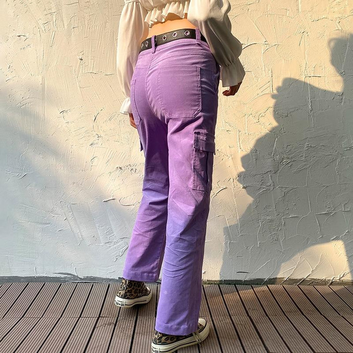 Y2K STRAIGHT CARGO CORDUROY PANTS - Cosmique Studio - Aesthetic Outfits Y2K STRAIGHT CARGO CORDUROY PANTS - Cosmique Studio - Aesthetic Outfits