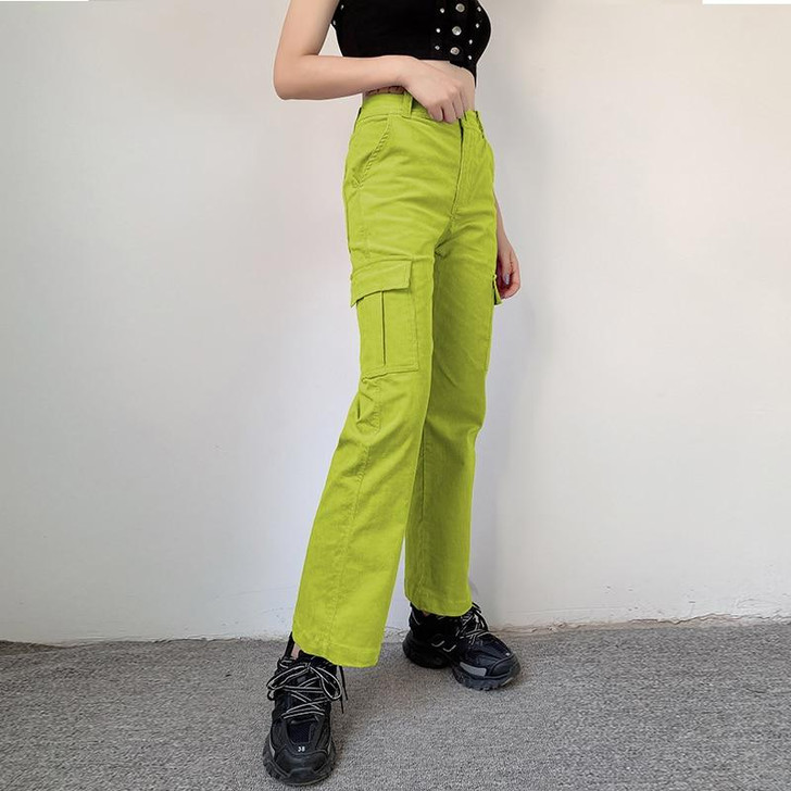 Y2K STRAIGHT CARGO CORDUROY PANTS - Cosmique Studio - Aesthetic Outfits Y2K STRAIGHT CARGO CORDUROY PANTS - Cosmique Studio - Aesthetic Outfits