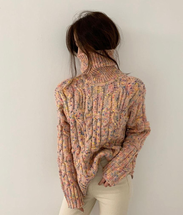 SOFT GIRL TURTLENECK SWEATER - Cosmique Studio - Aesthetic Outfits SOFT GIRL TURTLENECK SWEATER - Cosmique Studio - Aesthetic Outfits