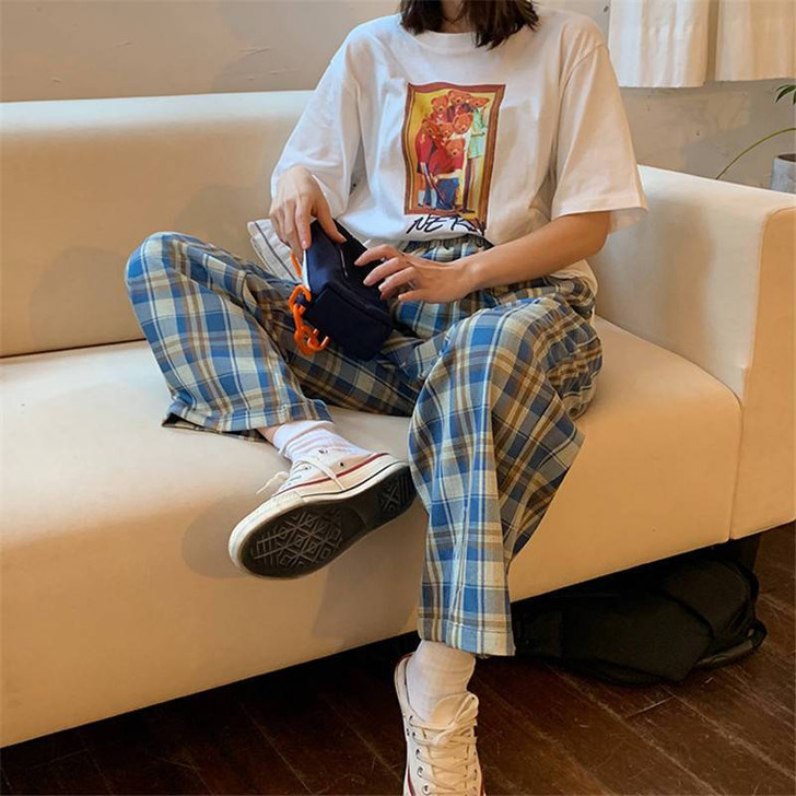 90'S AESTHETIC OVERSIZED PANTS - Cosmique Studio - Aesthetic Clothes 90'S AESTHETIC OVERSIZED PANTS - Cosmique Studio - Aesthetic Clothes