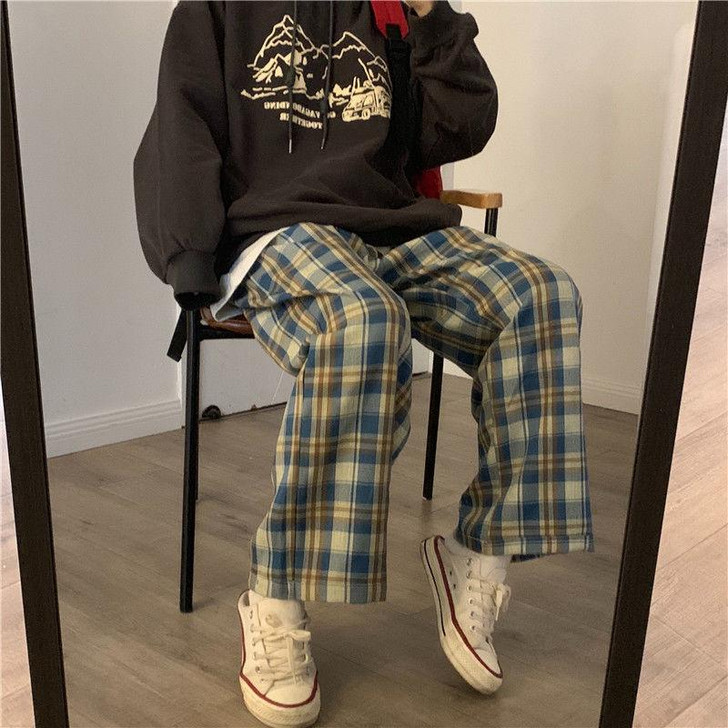90'S AESTHETIC OVERSIZED PANTS - Cosmique Studio - Aesthetic Clothes 90'S AESTHETIC OVERSIZED PANTS - Cosmique Studio - Aesthetic Clothes