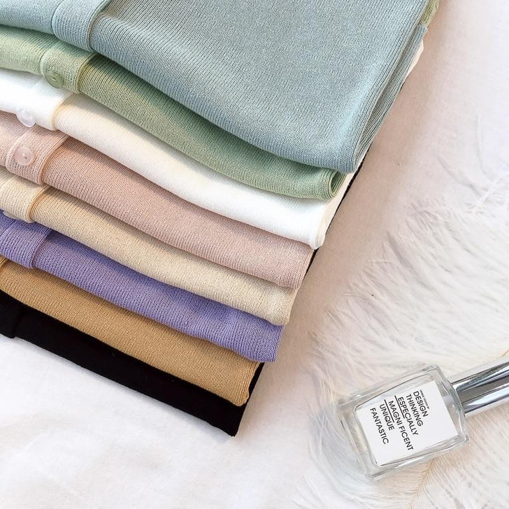 INDIE AESTHETIC BUTTONED CROP TOP - Cosmique Studio - Aesthetic Clothes