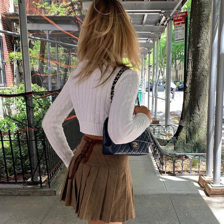 SOFT GIRL AESTHETIC CROP KNITTED SWEATER - Cosmique Studio - Aesthetic Clothes SOFT GIRL AESTHETIC CROP KNITTED SWEATER - Cosmique Studio - Aesthetic Clothes