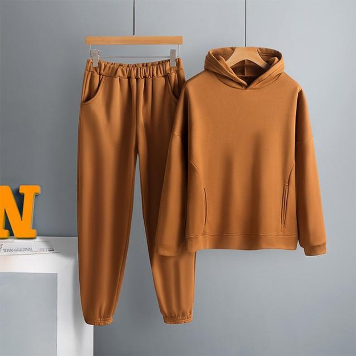 AESTHETIC OVERSIZE SOLID TRACKSUIT - Cosmique Studio - Aesthetic Clothes AESTHETIC OVERSIZE SOLID TRACKSUIT - Cosmique Studio - Aesthetic Clothes
