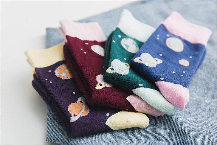 INDIE AESTHETIC PLANET SOCKS - Cosmique Studio - Aesthetic Clothes INDIE AESTHETIC PLANET SOCKS - Cosmique Studio - Aesthetic Clothes