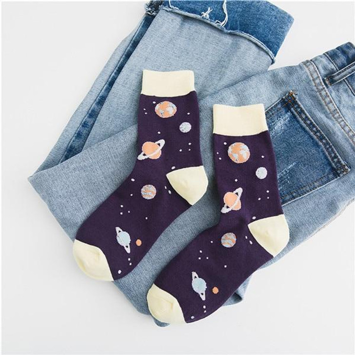INDIE AESTHETIC PLANET SOCKS - Cosmique Studio - Aesthetic Clothes INDIE AESTHETIC PLANET SOCKS - Cosmique Studio - Aesthetic Clothes