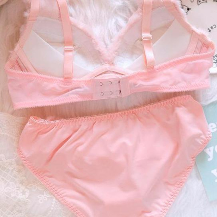 KAWAII LOLITA RABBIT BRA AND PANTY SET - Cosmique Studio KAWAII LOLITA RABBIT BRA AND PANTY SET - Cosmique Studio