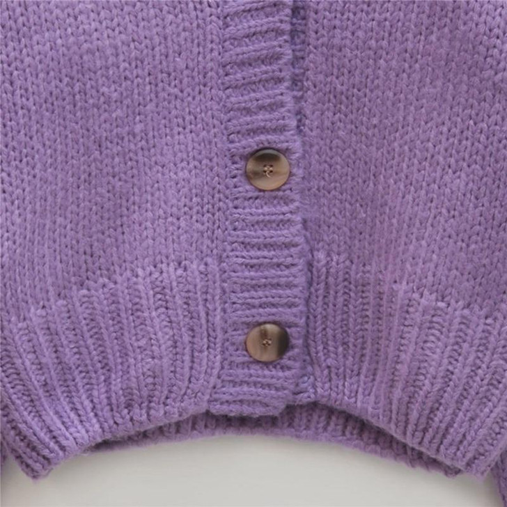 VSCO AESTHETIC CROPPED CARDIGAN - Cosmique Studio VSCO AESTHETIC CROPPED CARDIGAN - Cosmique Studio