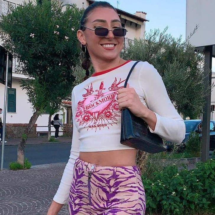 SOFT GRUNGE AESTHETIC ROCKMORE LONG SLEEVE TOP - Cosmique Studio - Aesthetic Clothes SOFT GRUNGE AESTHETIC ROCKMORE LONG SLEEVE TOP - Cosmique Studio - Aesthetic Clothes