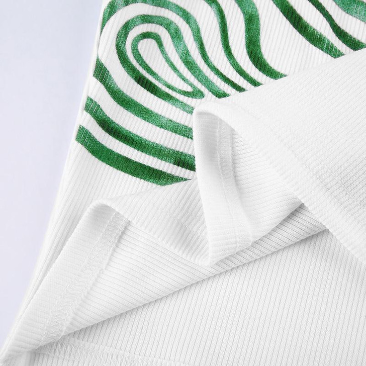 INDIE AESTHETIC WAVE PRINT TANK TOP - Cosmique Studio - Aesthetic Clothes