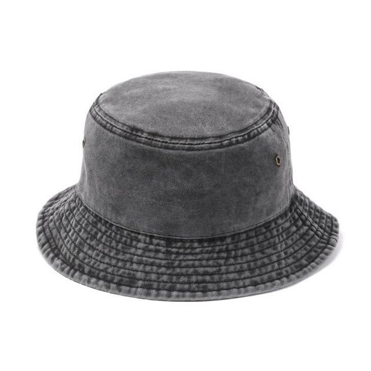 VINTAGE AESTHETIC DENIM WASHED BUCKET HAT - Cosmique Studio VINTAGE AESTHETIC DENIM WASHED BUCKET HAT - Cosmique Studio