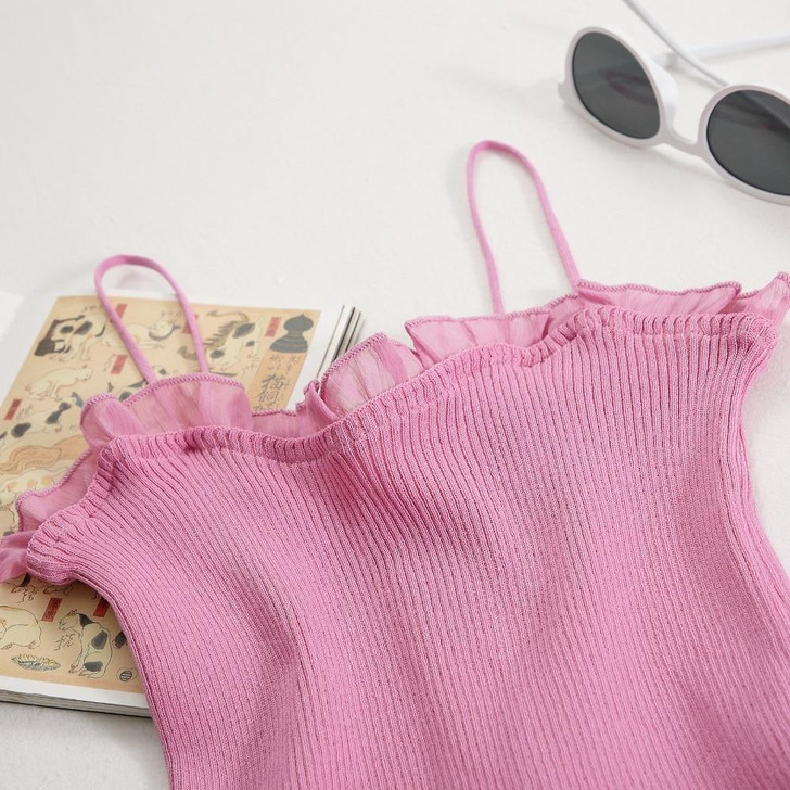 VINTAGE AESTHETIC CROSS HALTER CROP TOP - Cosmique Studio VINTAGE AESTHETIC CROSS HALTER CROP TOP - Cosmique Studio