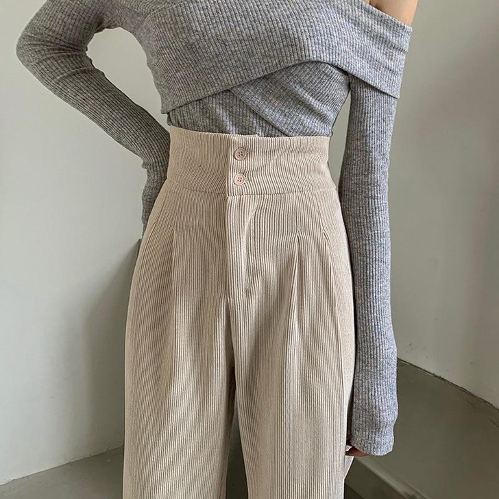 VSCO HIGH WAIST CORDUROY PANTS VSCO HIGH WAIST CORDUROY PANTS