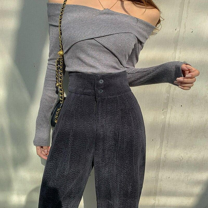 VSCO HIGH WAIST CORDUROY PANTS VSCO HIGH WAIST CORDUROY PANTS