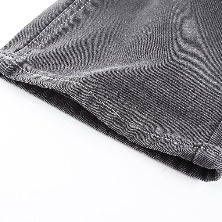 Y2K HIGH WAIST DENIM LOOSE GRAY DENIM PANTS Y2K HIGH WAIST DENIM LOOSE GRAY DENIM PANTS