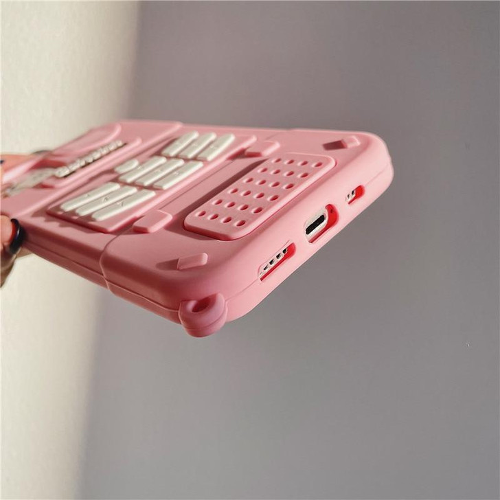 KAWAII BABYPINK CUTE PHONE CASE-Cosmique Studio