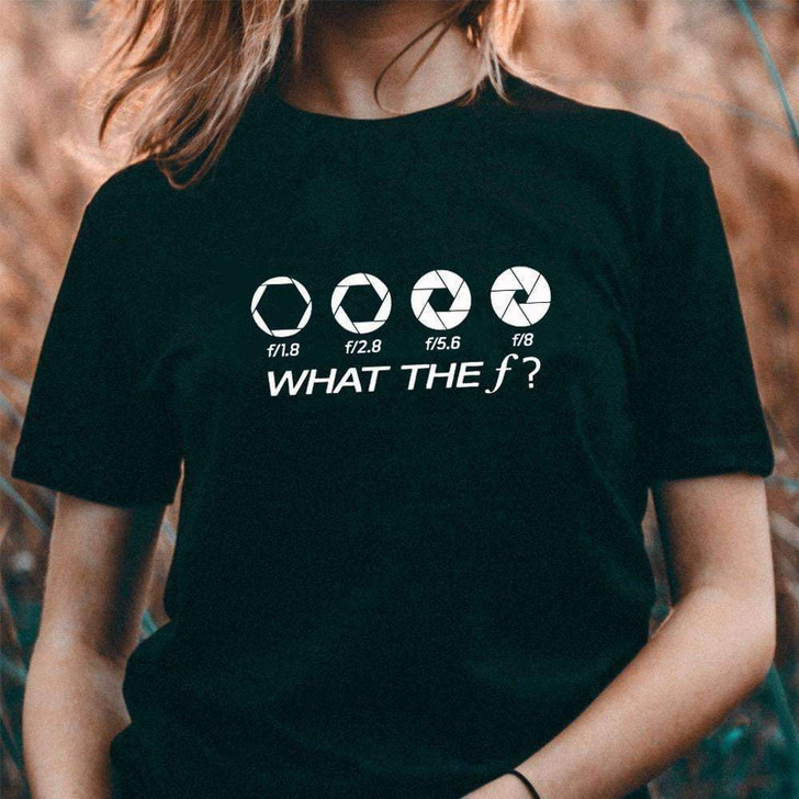 what the f/? math t-shirt in black