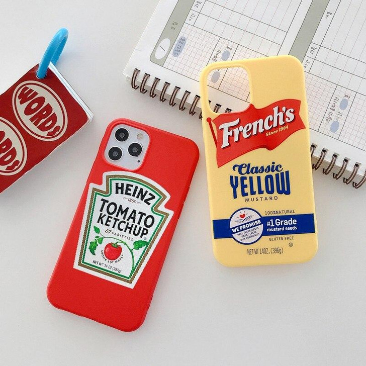 MUSTARD AND KETCHUP PHONE CASE - Cosmique Studio MUSTARD AND KETCHUP PHONE CASE - Cosmique Studio
