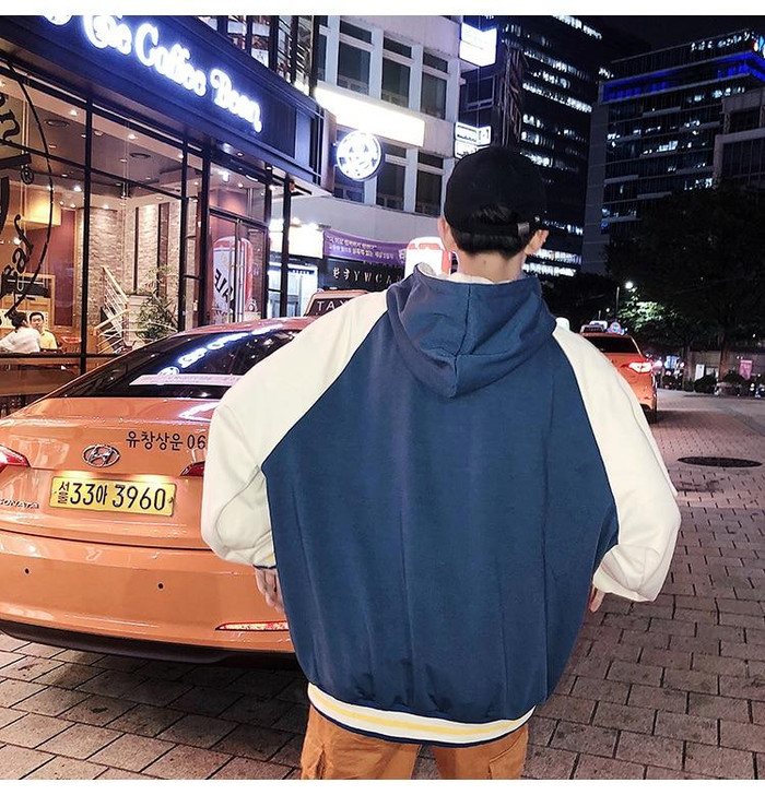 INDIE OFF LETTER OVERSIZE MEN HOODIE - Cosmique Studio