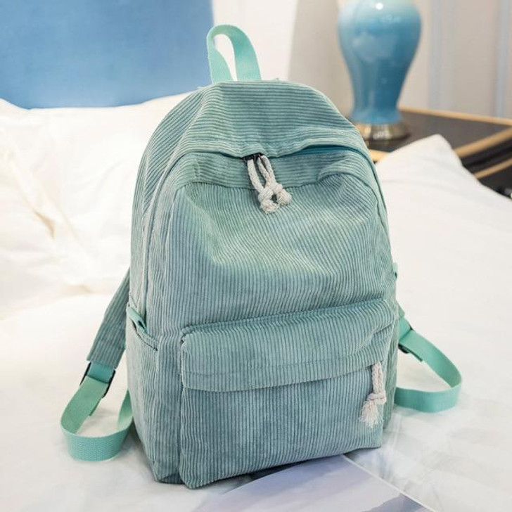 CORDUROY SOLID PASTEL SCHOOL BACKPACK - Cosmique Studio CORDUROY SOLID PASTEL SCHOOL BACKPACK - Cosmique Studio