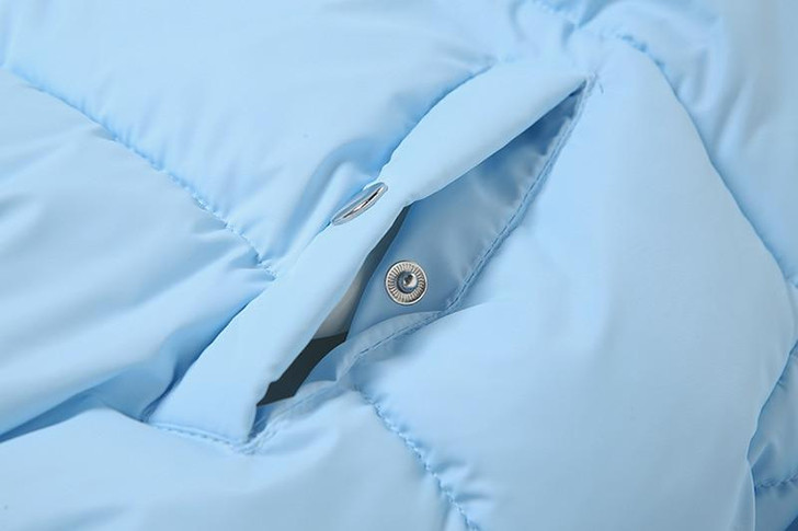 INDIE AESTHETIC FRONT ZIPPER PUFFER JACKET