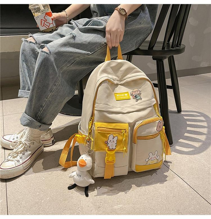 DUCK DESIGN CUTE SCHOOL BACKPACK DUCK DESIGN CUTE SCHOOL BACKPACK