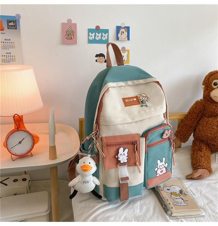 DUCK DESIGN CUTE SCHOOL BACKPACK DUCK DESIGN CUTE SCHOOL BACKPACK