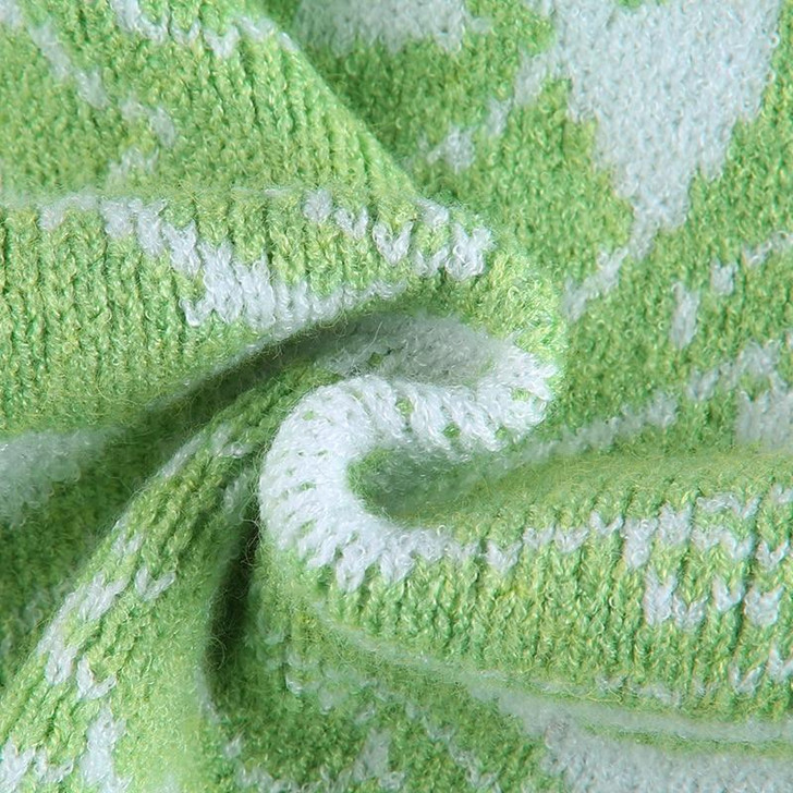 GRUNGE GRIM REAPER V NECK OVERSIZE SWEATER