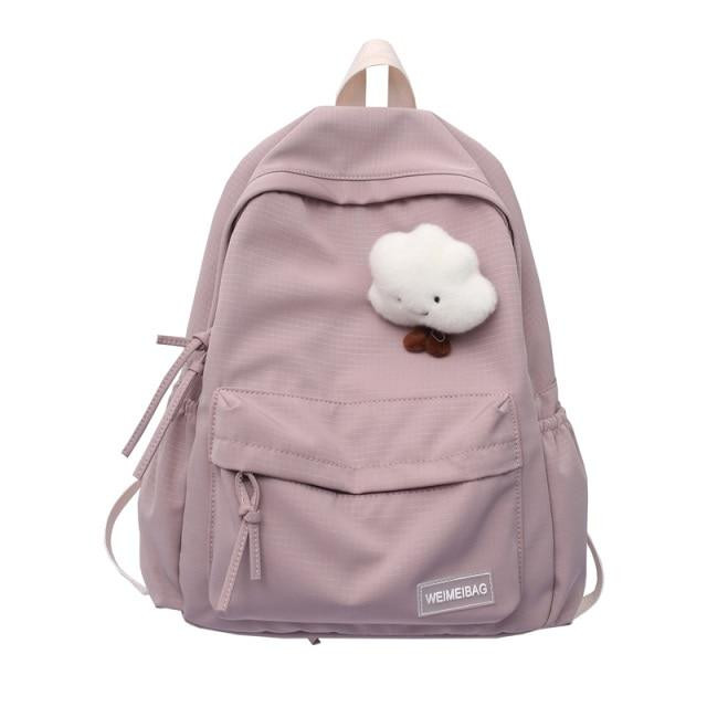 SOFT COLOR CLOUD PENDANT BACKPACK