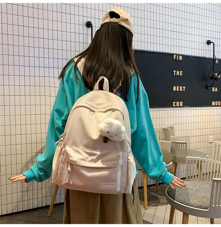 SOFT COLOR CLOUD PENDANT BACKPACK