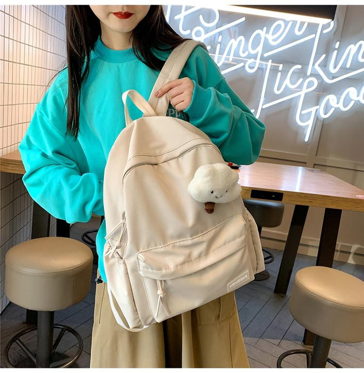 SOFT COLOR CLOUD PENDANT BACKPACK