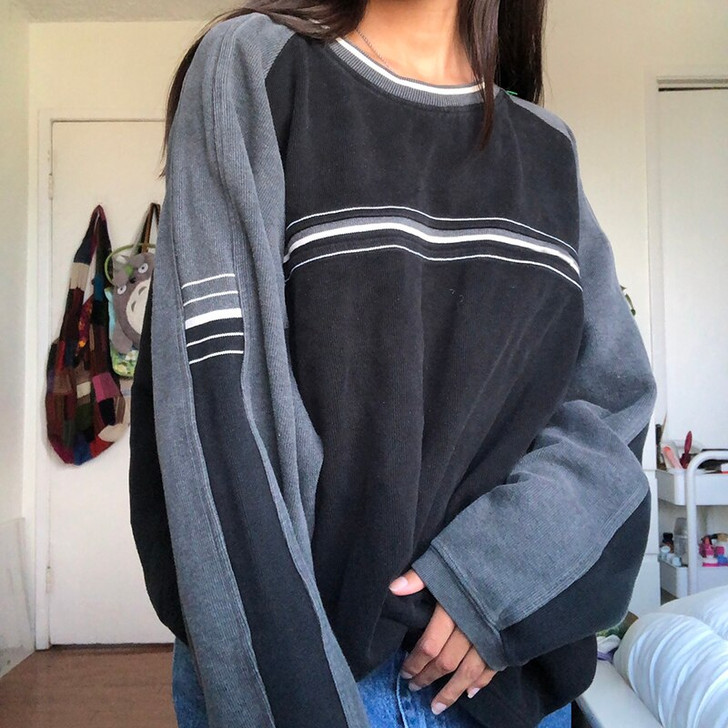 GRANDMACORE STRIPED SWEATSHIRT