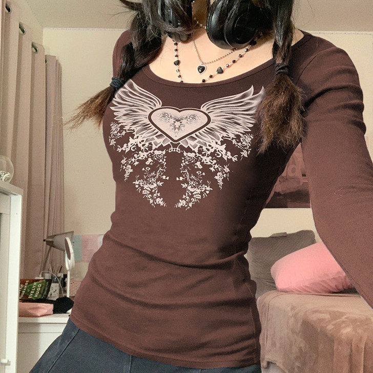 FAIRY GRUNGE CASUAL TEE FAIRY GRUNGE CASUAL TEE