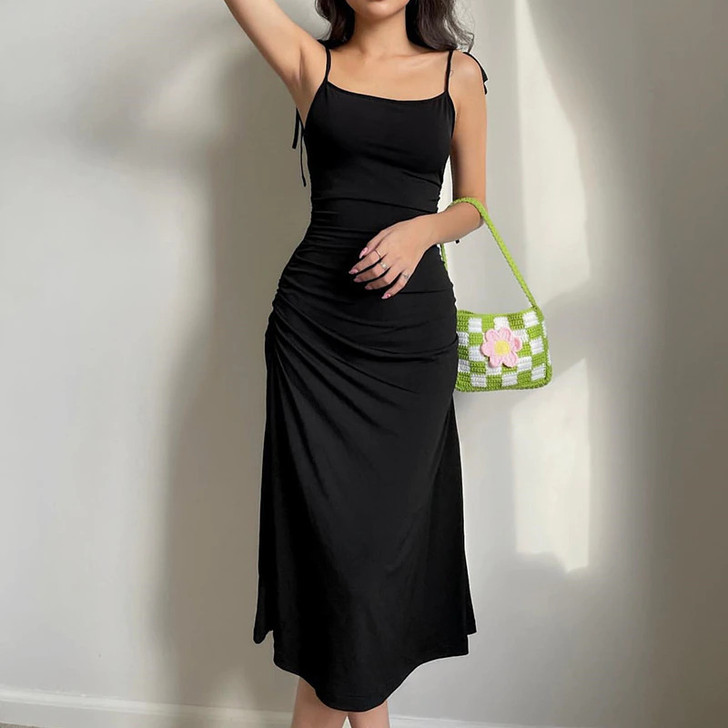 ELEGANT STRAPPY MAXI DRESS