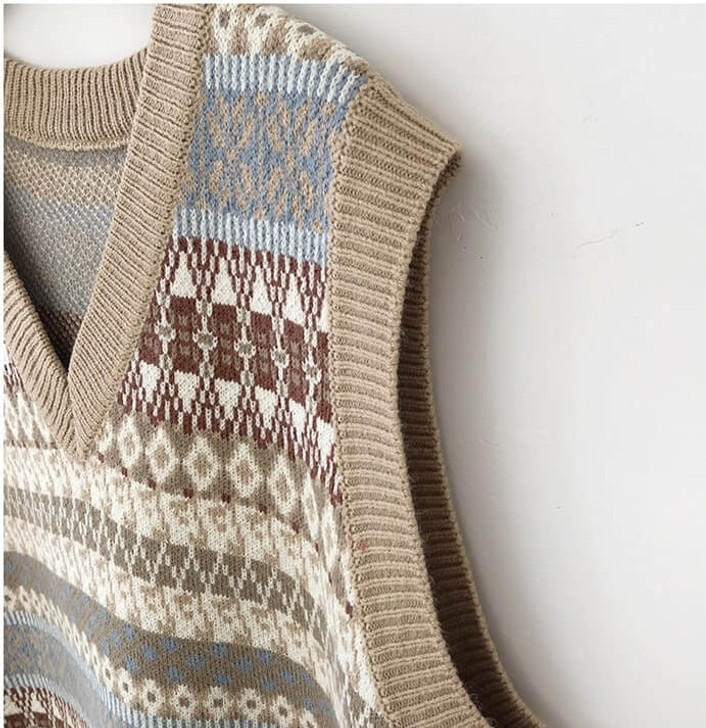 GOBLINCORE ARGYLE SWEATER