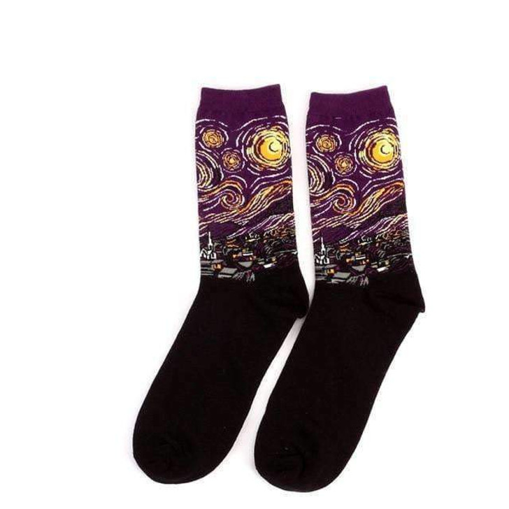 art fashion socks van gogh the starry night art fashion socks van gogh the starry night