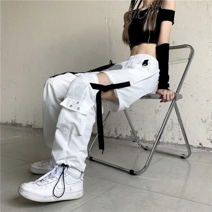 Egirl Streetwear Detachable Cargo Pants Egirl Streetwear Detachable Cargo Pants