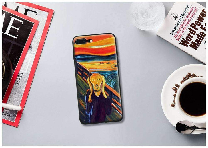 the scream skrik famous phone case
