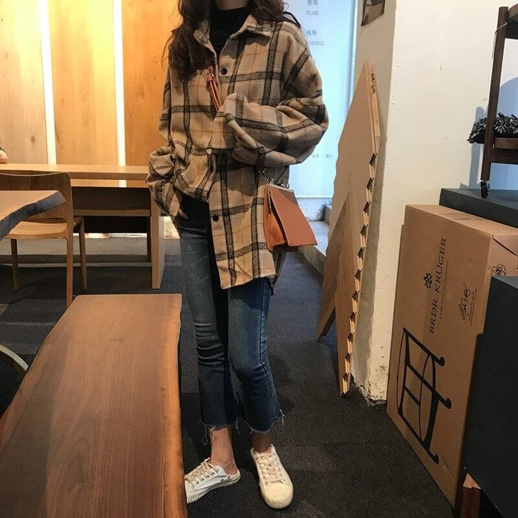 Plaid Woollen Lumberjack Shirt Plaid Woollen Lumberjack Shirt