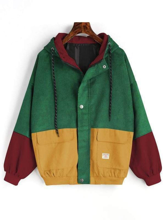 Corduroy Patchwork Vintage Jacket Corduroy Patchwork Vintage Jacket