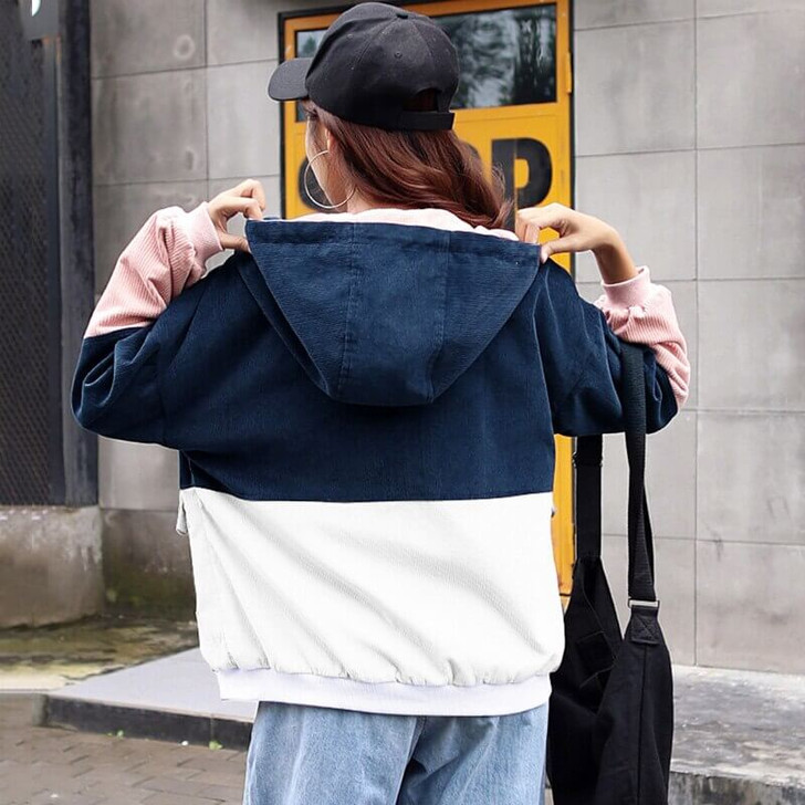 Corduroy Patchwork Vintage Jacket Corduroy Patchwork Vintage Jacket