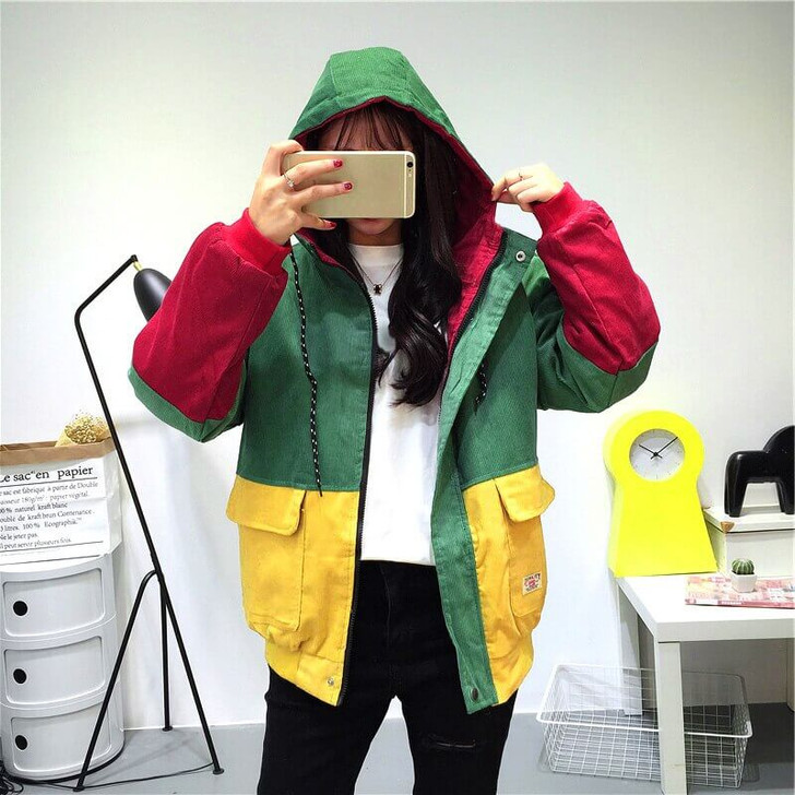 Corduroy Patchwork Vintage Jacket Corduroy Patchwork Vintage Jacket