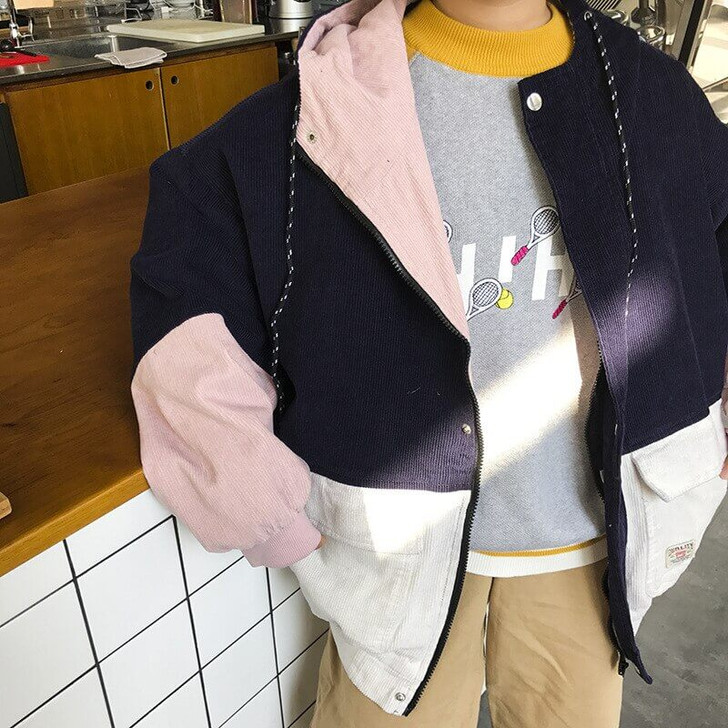 Corduroy Patchwork Vintage Jacket Corduroy Patchwork Vintage Jacket
