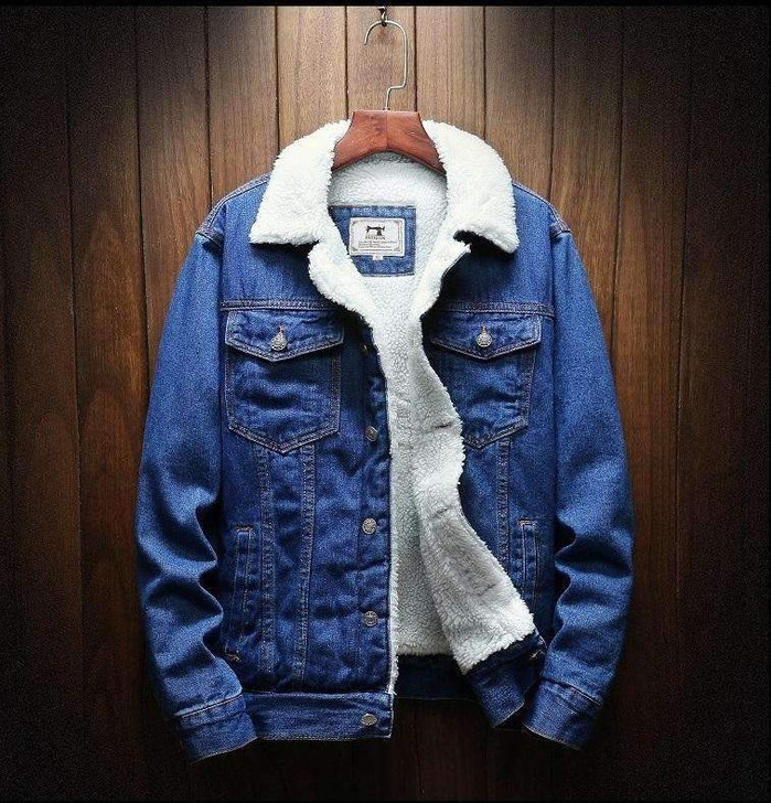 Wool Denim Men Jacket Wool Denim Men Jacket